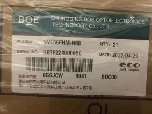 Купить 400CD/M2 30PIN 141PPI BOE Мониторная панель ПК ЖК-дисплей 15,6 дюйма NV156FHM-N6B online manufacture