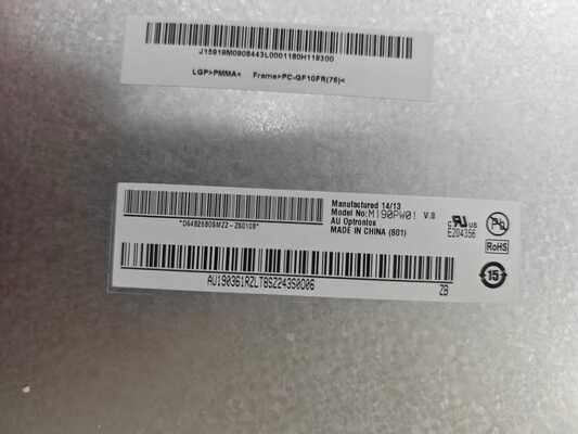 Купить ЖК-модуль AUO 19 дюймов для настольного компьютера с разрешением 1440x900 пикселей, 89 PPI, 30-контактный ​M190PW01 V.8 Панель ЖК-дисплея для ноутбука online manufacture