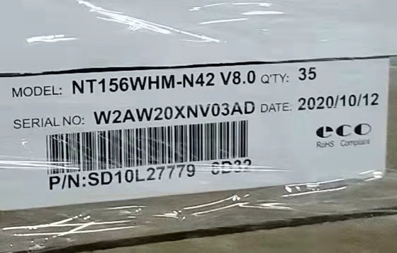 Купить 220cd/m2 Промышленный ЖК-монитор 15,6 дюйма IPS WLED 100PPI NT156WHM-N42 online manufacture