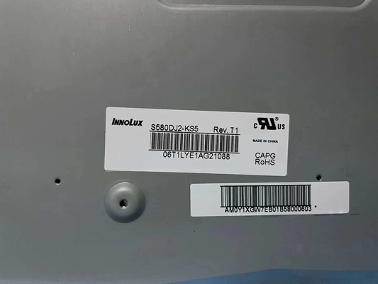 Иннолюкс 58 дюймовый большой ЖК-дисплей S580DJ2-KS5 3840*2160 пикселей 76PPI 1,07 миллиарда цветов 56P