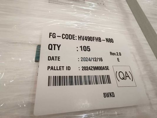 Хорошая цена. BOE 49-дюймовая ЖК-дисплейная панель HV490FHB-N80 с разрешением 1920 * 1080 пикселей 51pin Connector и яркостью 500cd онлайн