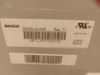 Хорошая цена. Иннолукс 65 дюймовая светодиодная ЖК-телевизионная панель 3140 * 2160 пикселей 51P RGB вертикальная полоса онлайн