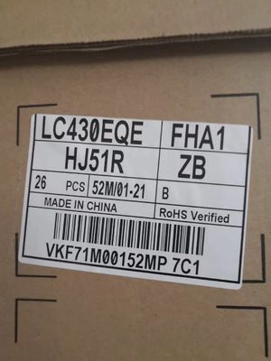 Хорошая цена. LC430EQE FHA1 привело индикаторную панель ТВ, 3840 * 2160 приведенных пикселов показывают экраны ТВ онлайн
