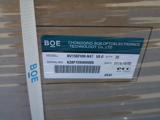 BOE NV156FHM-N47 15.6 дюйма 1920x1080 Разрешение 250 cd/m2 Яркость ПК LCD Модуль TFT-LCD Дисплей